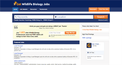 Desktop Screenshot of getwildlifebiologyjobs.com